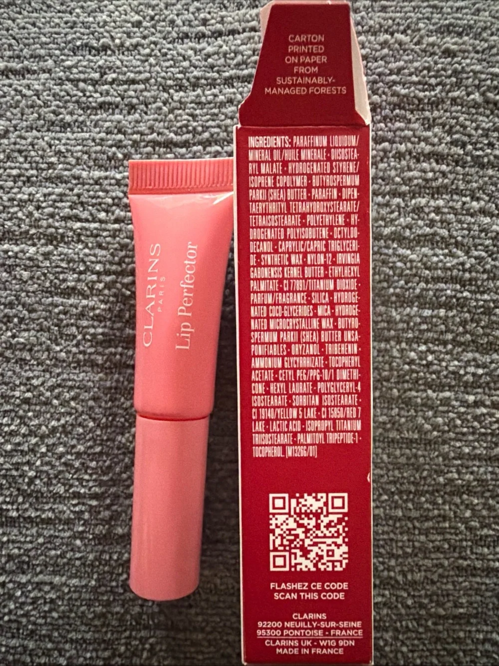Clarins Lip Perfector 01 Sheer Pink Gloss